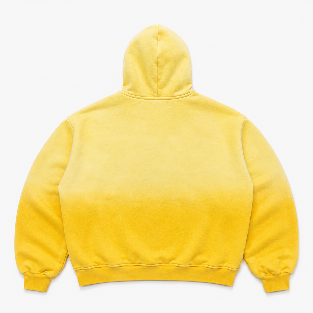 Yellow Thermal Lined Zip Up Hoodie