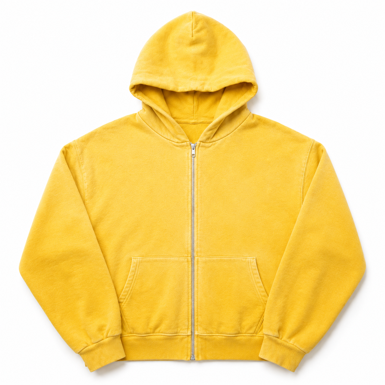 Yellow Thermal Lined Zip up