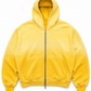 Yellow Thermal Lined Zip Up Hoodie