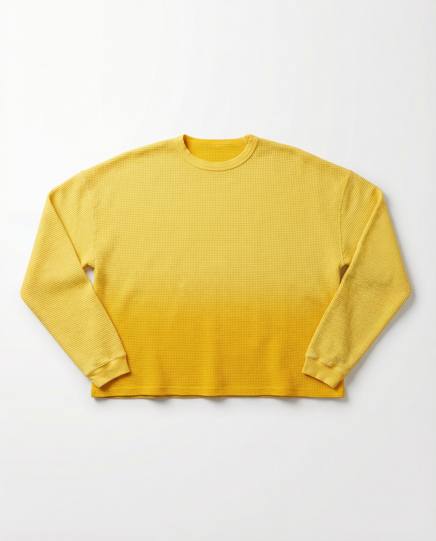 Cropped Dropped Shoulder Thermal