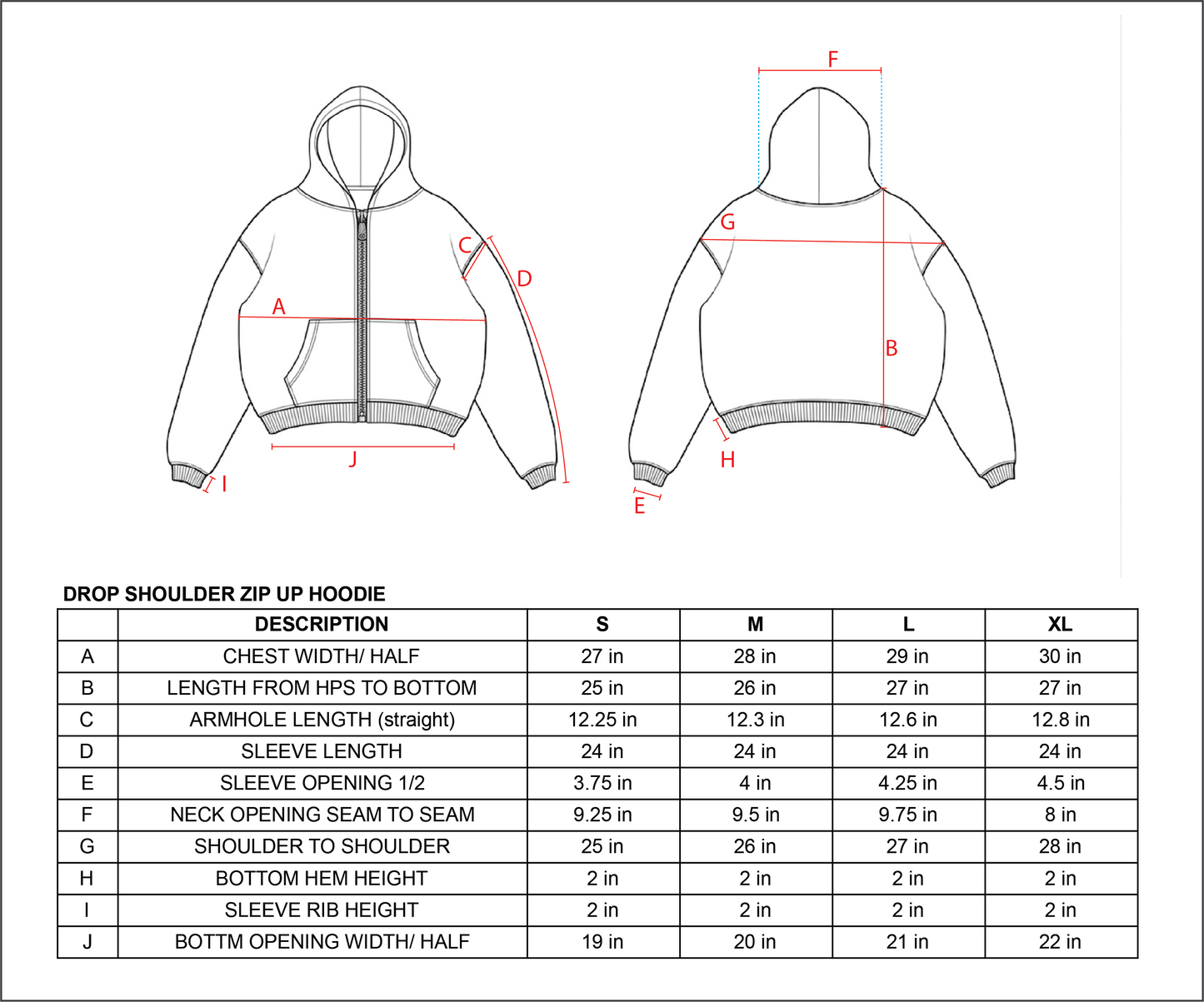 Yellow Thermal Lined Zip up